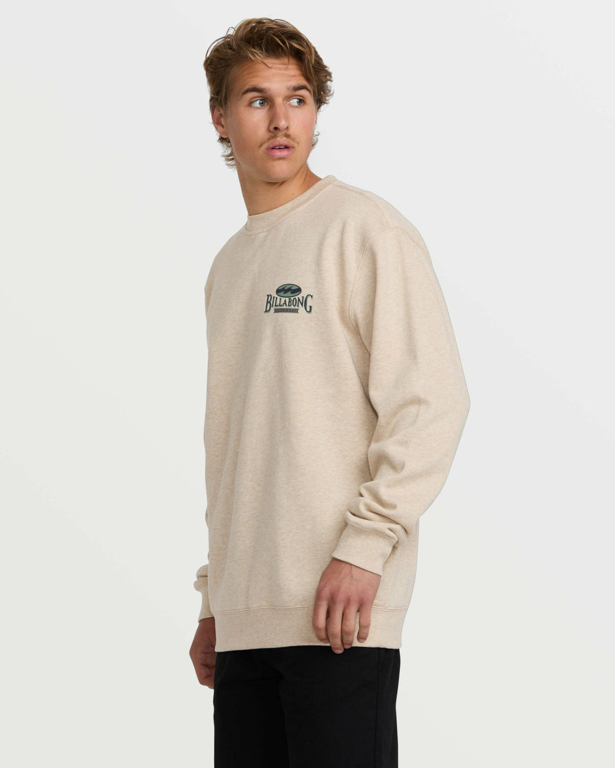 Short Sands Crew Sweatshirt - Oatmeal Heather | Billabong