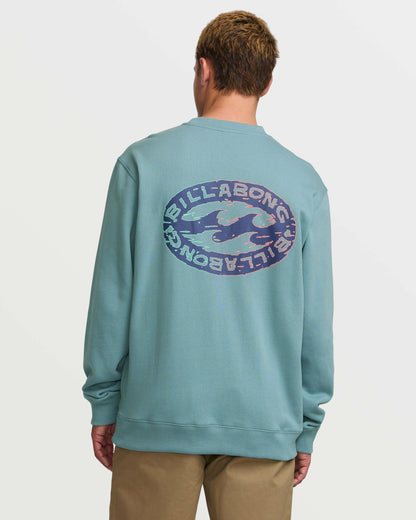 Short Sands Crew Sweatshirt - Washed Blue | Billabong