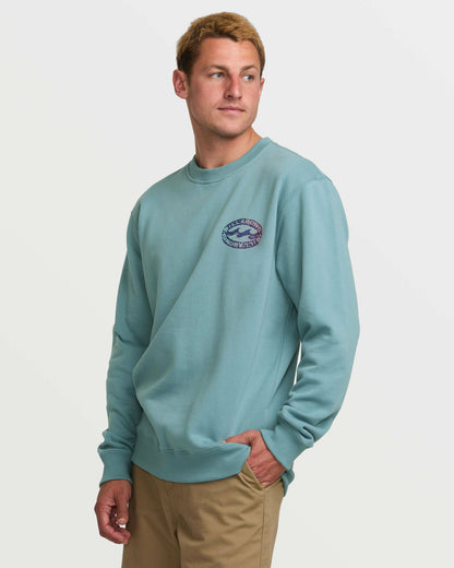 Short Sands Crew Sweatshirt - Washed Blue | Billabong