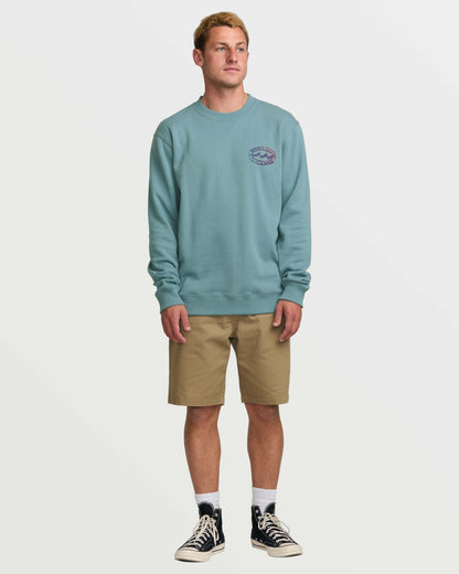 Short Sands Crew Sweatshirt - Washed Blue | Billabong
