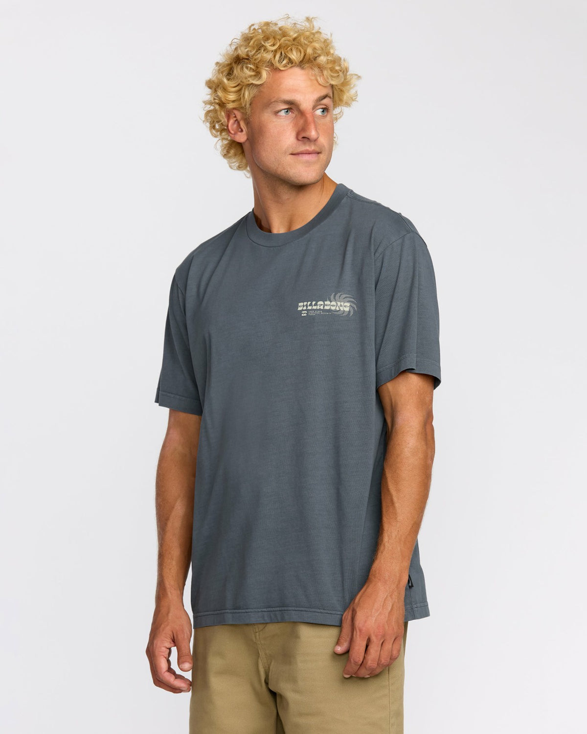 Single Fin Premium Wave Wash Short Sleeve T-Shirt - Midnight Blue | Billabong