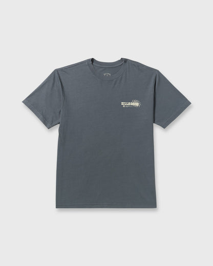 Single Fin Premium Wave Wash Short Sleeve T-Shirt - Midnight Blue | Billabong