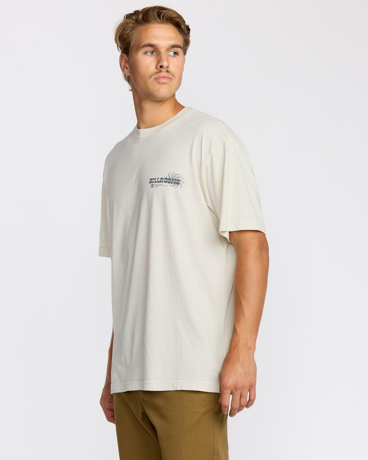Single Fin Premium Wave Wash Short Sleeve T-Shirt - Off White | Billabong