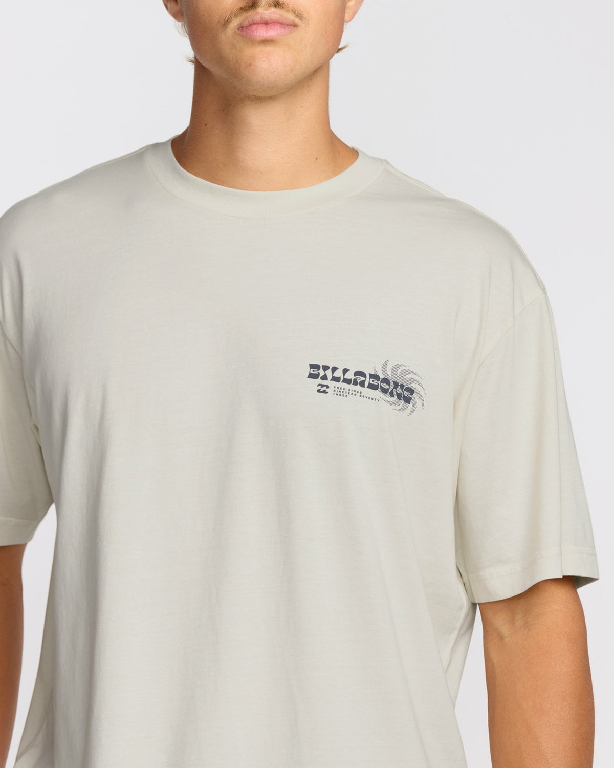 Single Fin Premium Wave Wash Short Sleeve T-Shirt - Off White | Billabong