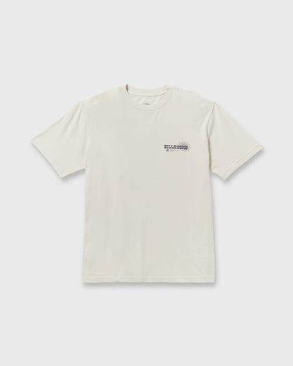 Single Fin Premium Wave Wash Short Sleeve T-Shirt - Off White | Billabong