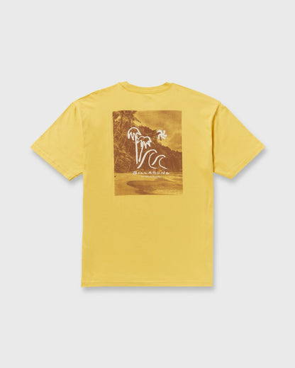 So Far Regular Short Sleeve T-Shirt - Dust Yellow | Billabong