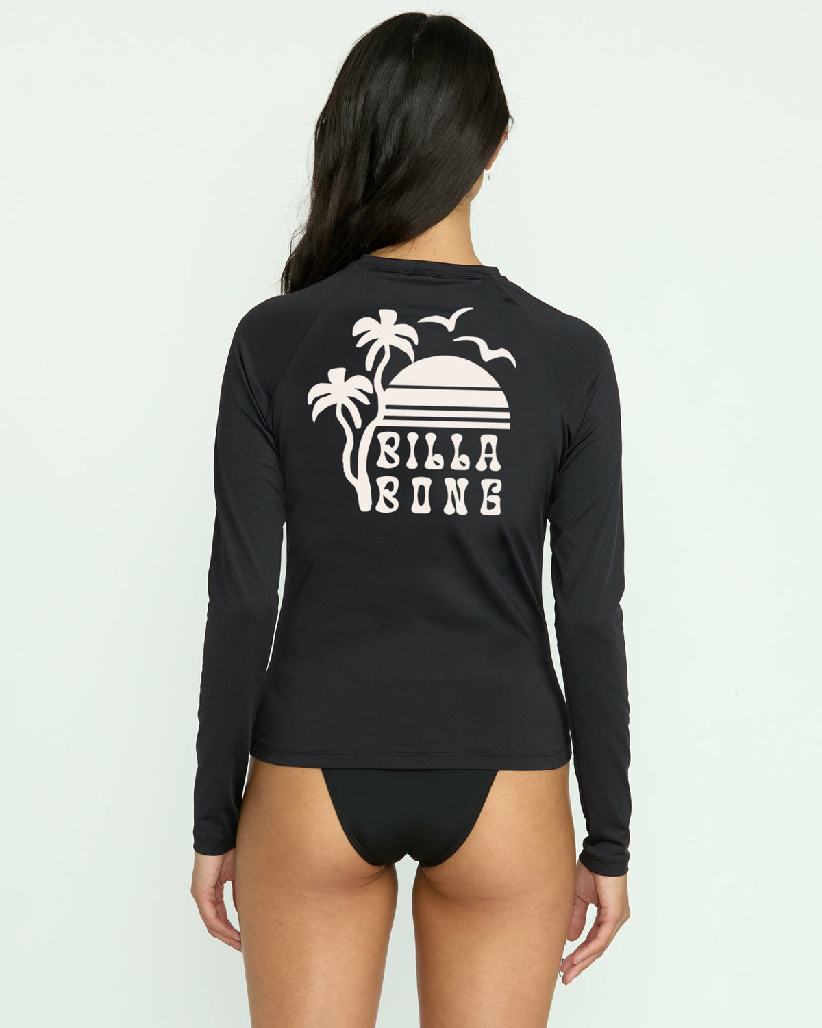 Sol Searcher Long Sleeve Rashguard - Black Pebble | Billabong