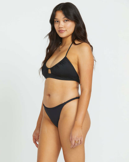 Sol Searcher Maya Bikini Bottom - Black Pebble | Billabong