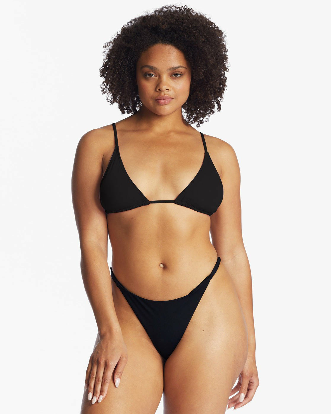 Sol Searcher Maya Bikini Bottoms - Black Pebble | Billabong