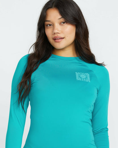 Sol Searcher Rashguard - Blue Lagoon | Billabong