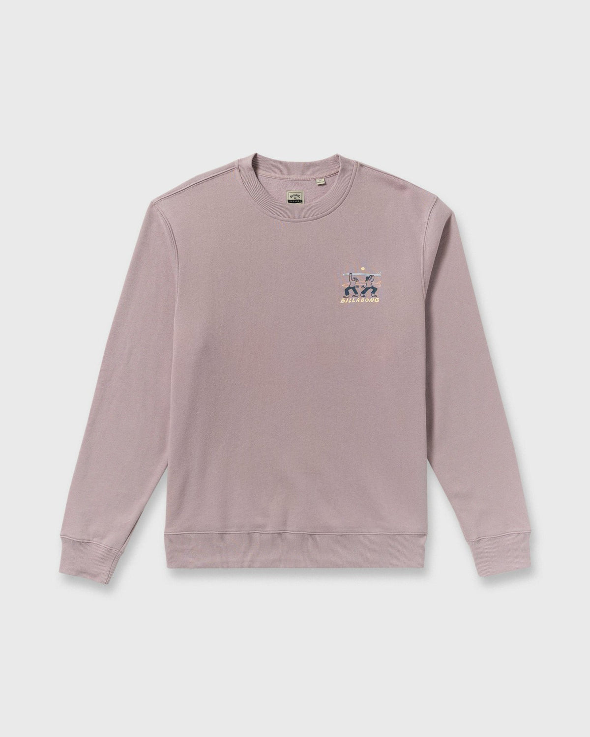 Split The Peak Crewneck Sweatshirt - Purple Ash | Billabong