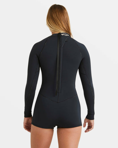 2/2mm Spring Fever Natural Upcycler Flatlock Back Zip Long Sleeve Spri | Billabong