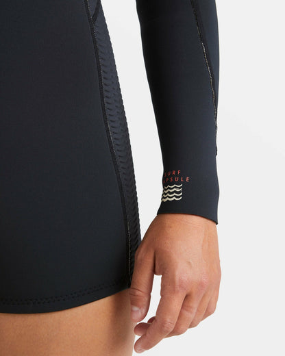 2/2mm Spring Fever Natural Upcycler Flatlock Back Zip Long Sleeve Spri | Billabong