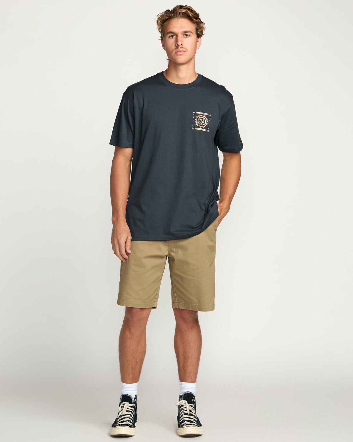 Spun Out Premium Tee - Aged Indigo | Billabong