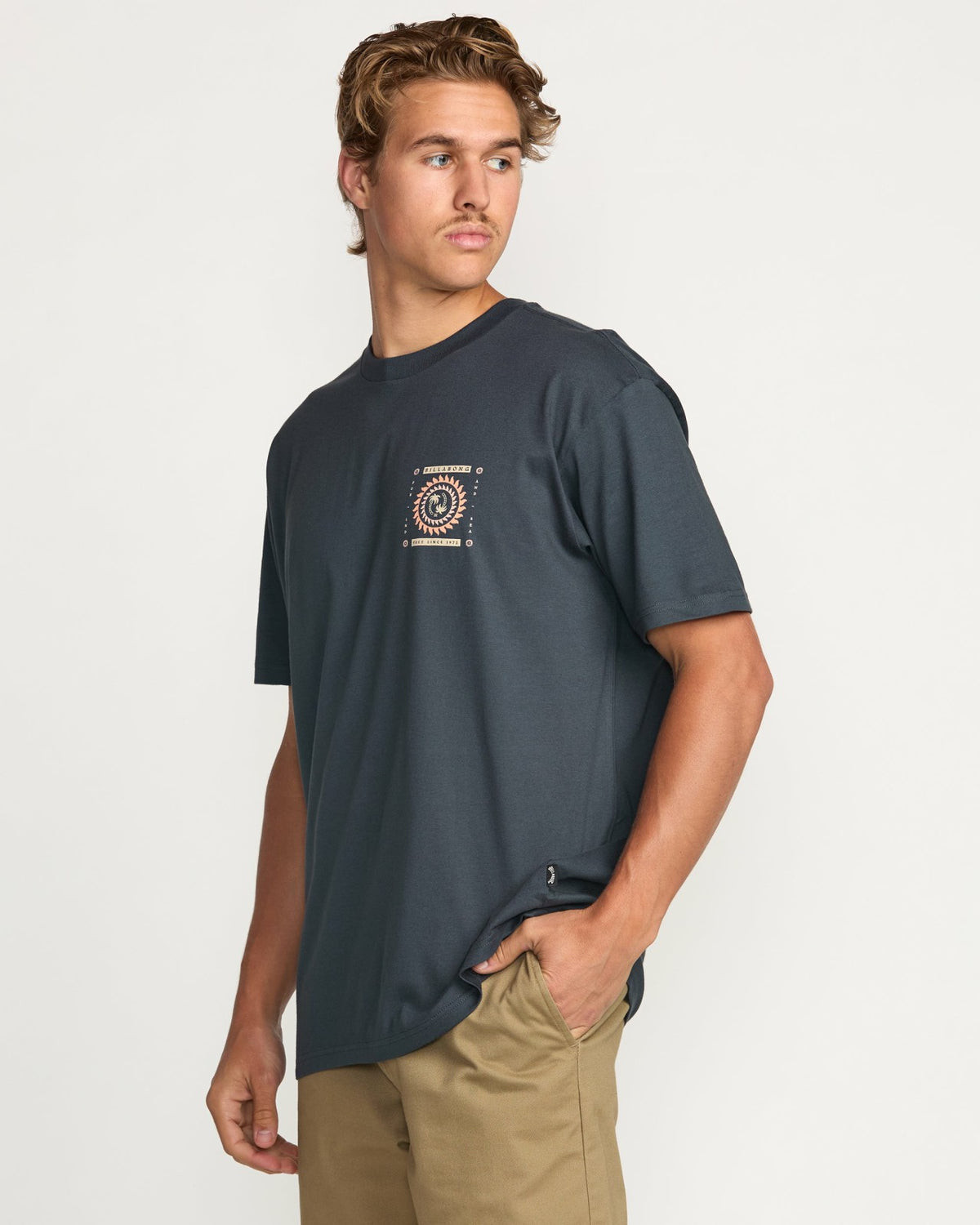 Spun Out Premium Tee - Aged Indigo | Billabong