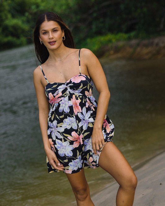 Star Glow Romper - Black Multi | Billabong
