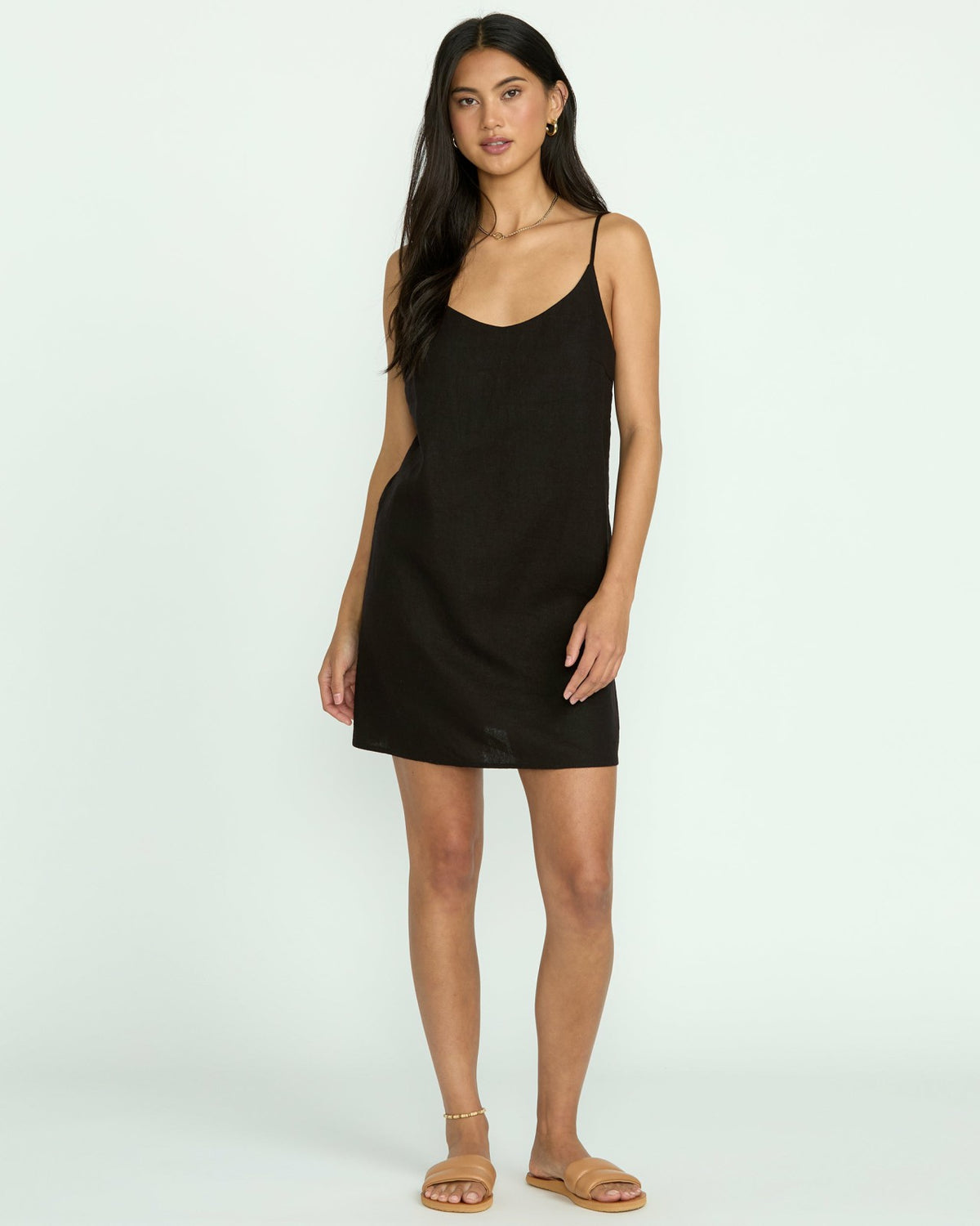 Summer Love Mini Slip Dress - Black | Billabong