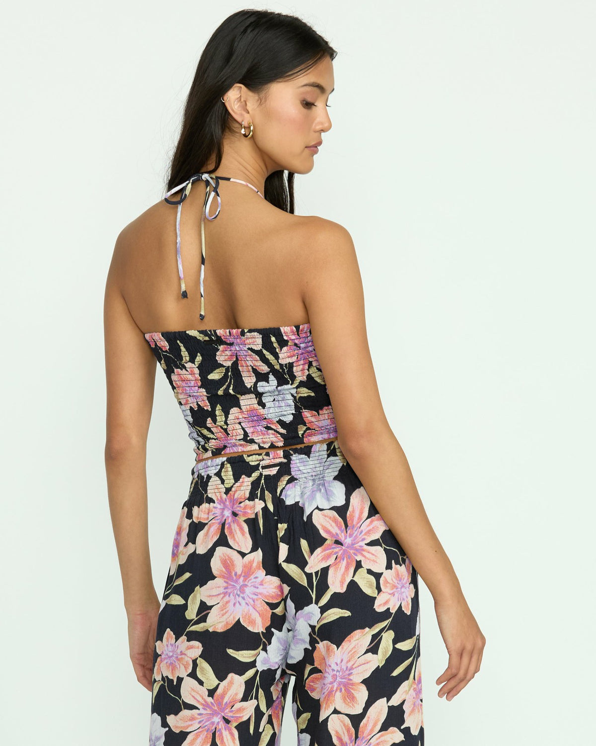 Summer Sunshine Crop Top - Black Multi | Billabong