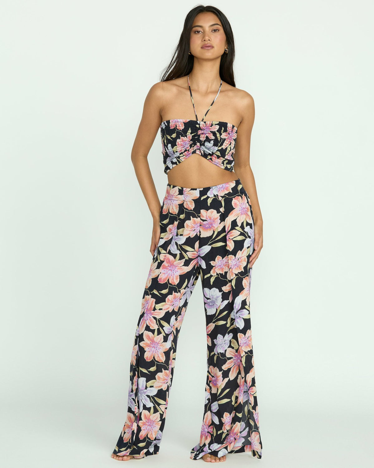 Summer Sunshine Crop Top - Black Multi | Billabong