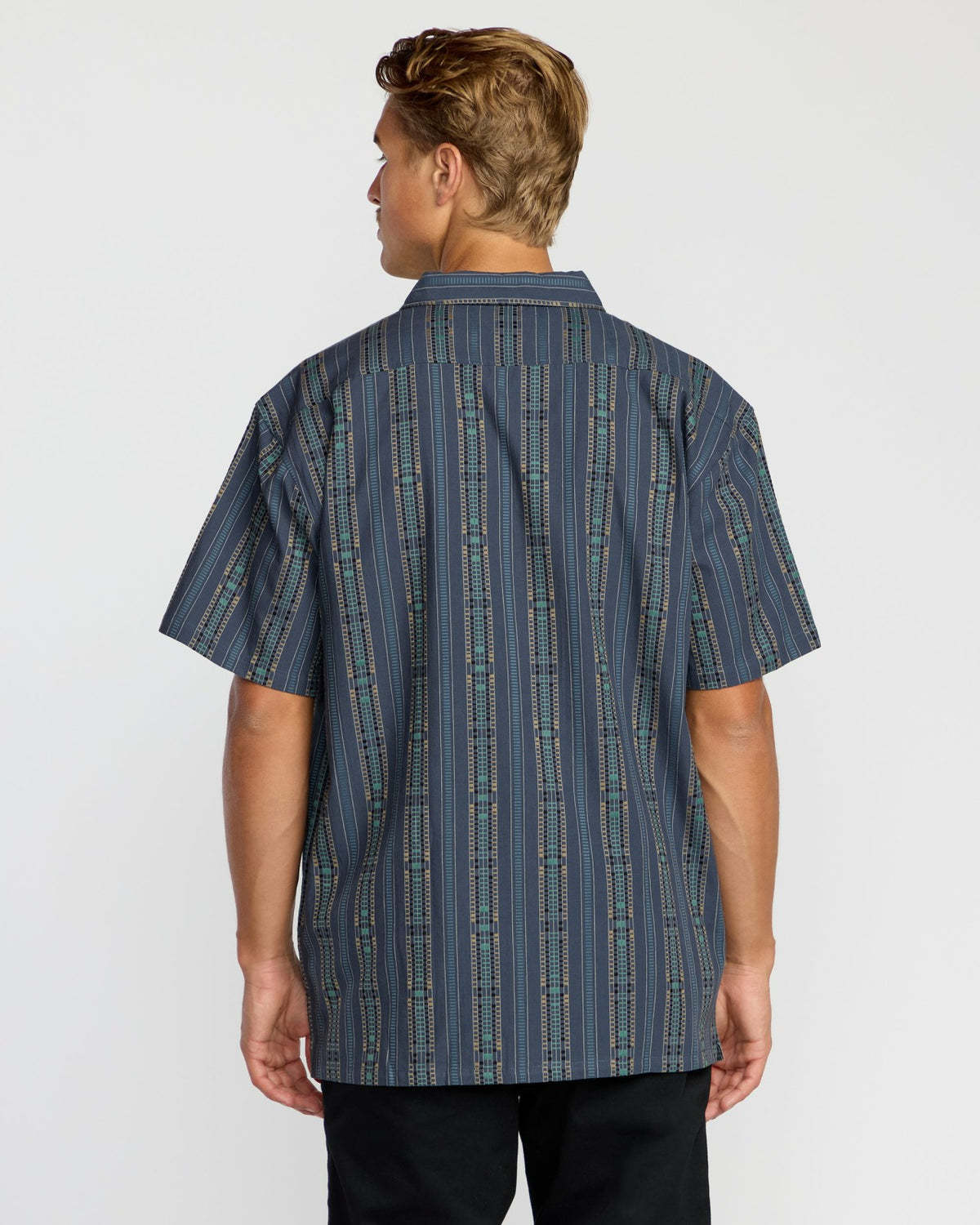 Sundays Jacquard Short Sleeve Shirt - Dark Navy | Billabong