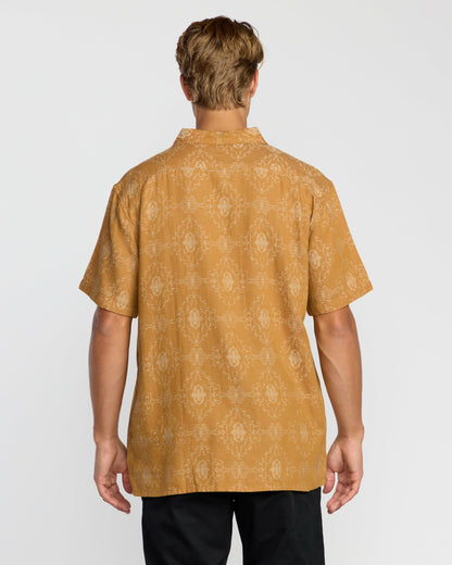 Sundays Jacquard Short Sleeve Shirt - Golden Haze | Billabong