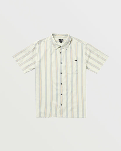Sundays Jacquard Short Sleeve Shirt - Silver | Billabong