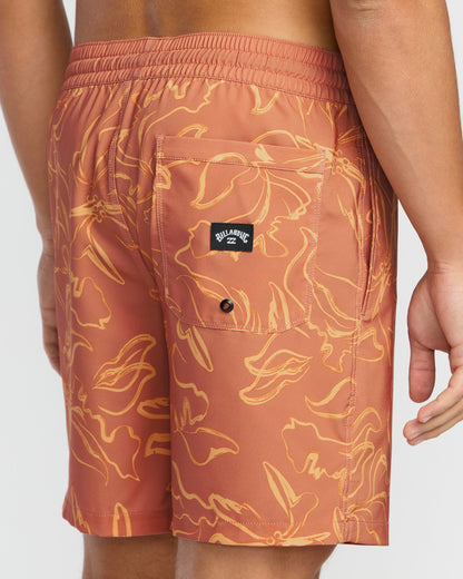 Sundays Laybacks 17" Trunks - Dusty Rose | Billabong