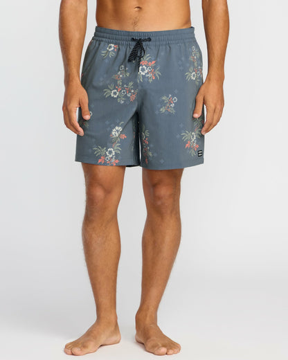 Sundays Laybacks 17" Trunks - Steel Blue | Billabong