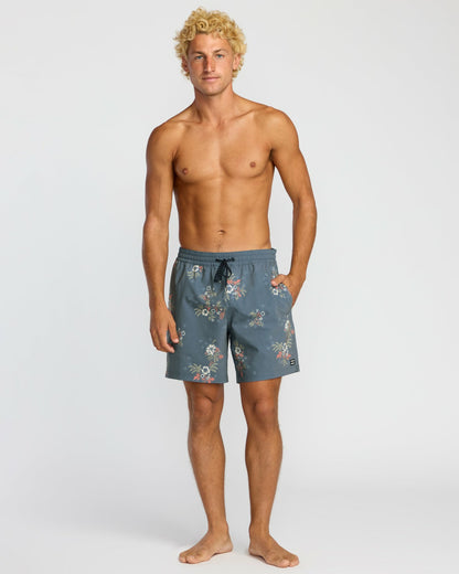 Sundays Laybacks 17" Trunks - Steel Blue | Billabong