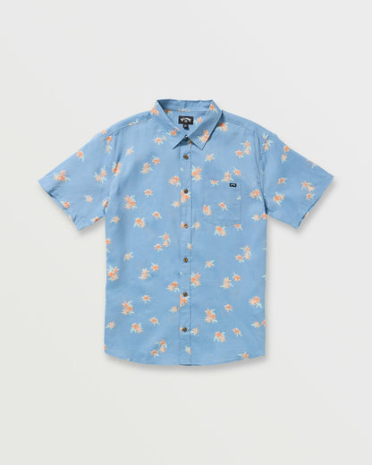 Sundays Mini Short Sleeve Shirt - Carolina Blue | Billabong