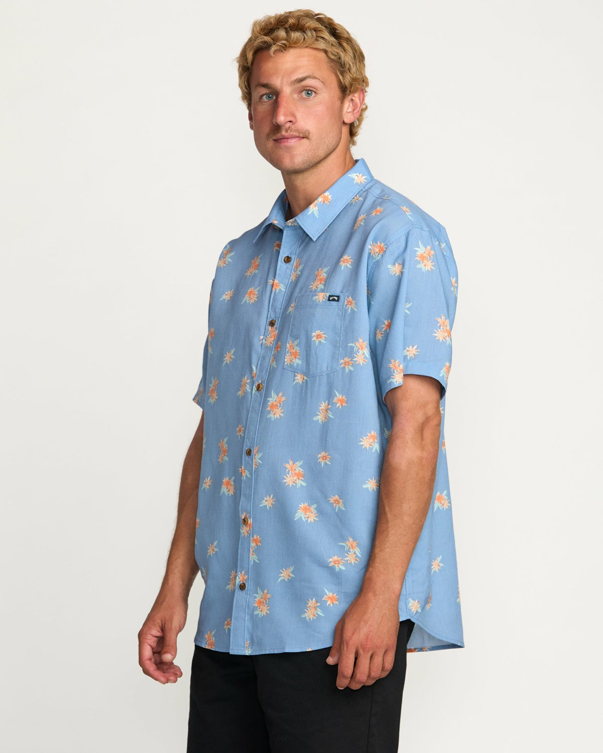 Sundays Mini Short Sleeve Shirt - Carolina Blue | Billabong