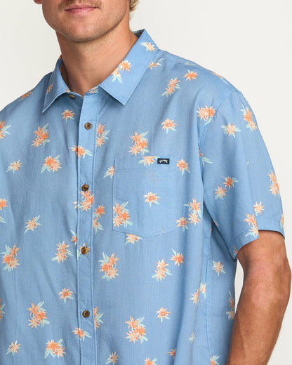 Sundays Mini Short Sleeve Shirt - Carolina Blue | Billabong