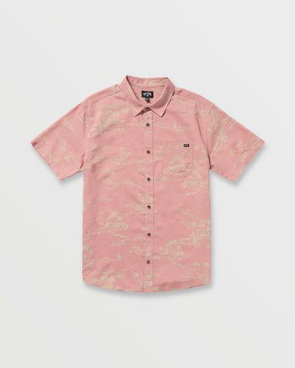 Sundays Short Sleeve Shirt - Dust Red | Billabong