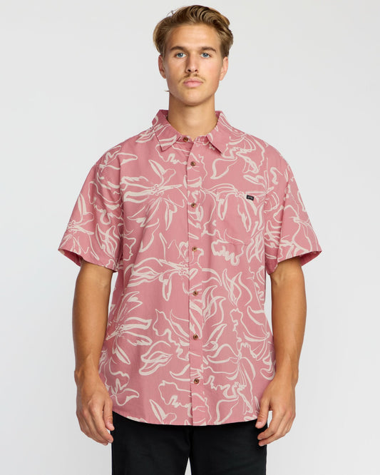 Sundays Short Sleeve Shirt - Faded Rose | Billabong