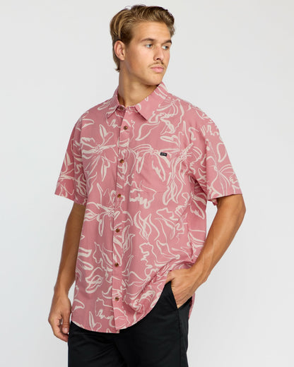 Sundays Short Sleeve Shirt - Faded Rose | Billabong