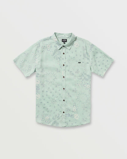 Sundays Short Sleeve Shirt - Mist Green | Billabong