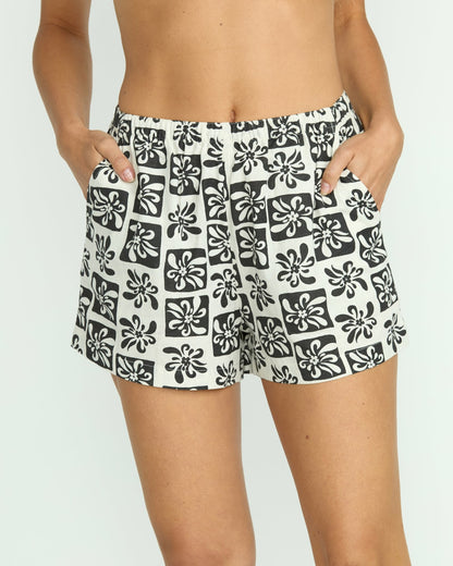 Sun Fade Printed Shorts - Black Sands | Billabong