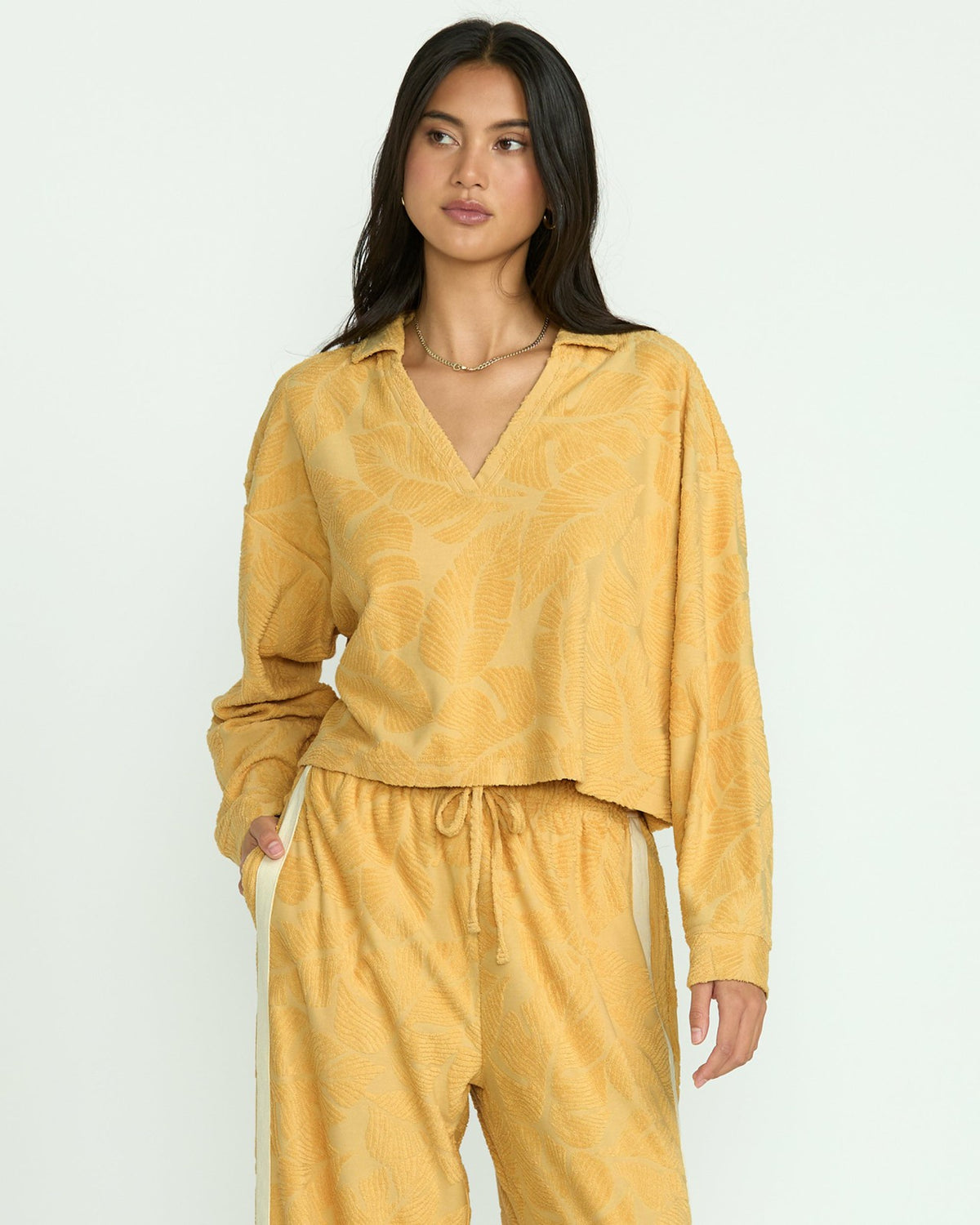 Sun Palm Terry Pullover Sweatshirt - Gold Coast | Billabong