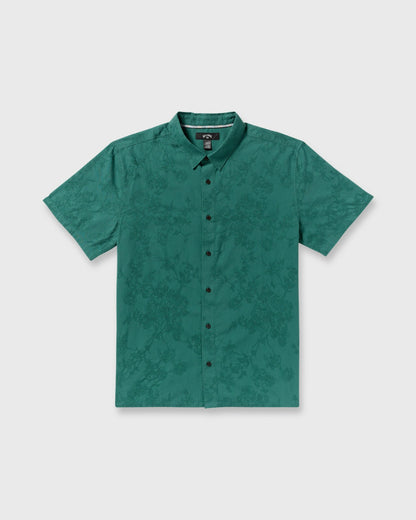 Sunshines Garage Short Sleeve Shirt - Teal | Billabong