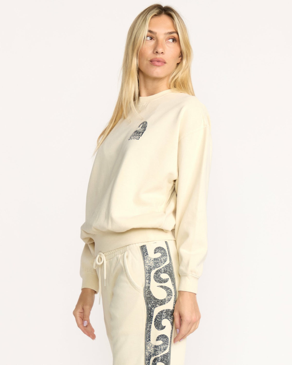 Sun Wave Livin Kendal Crewneck Sweatshirt - Whitecap | Billabong