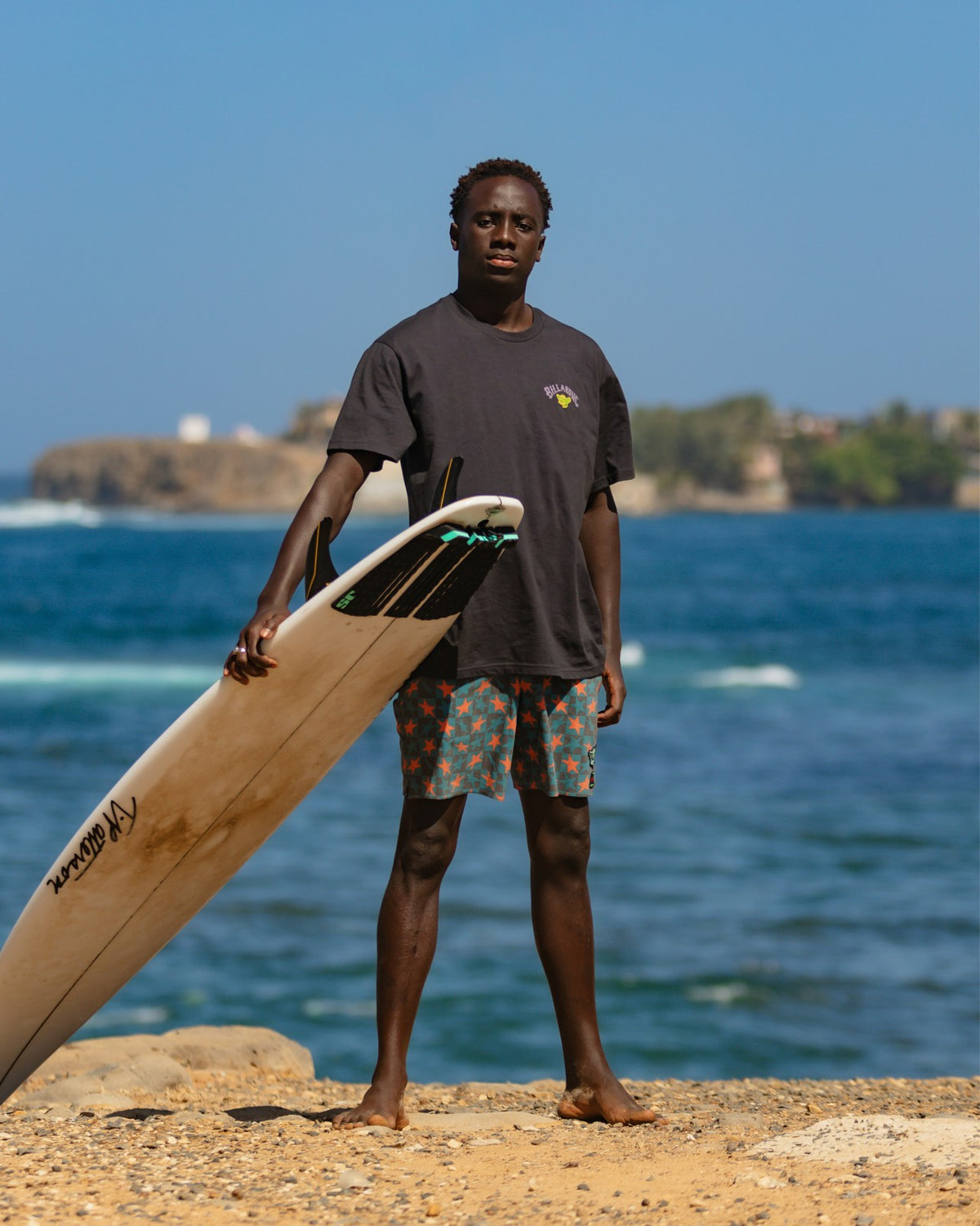 Billabong x Mami Wata Surf Africa Regular Tee - Washed Black | Billabong