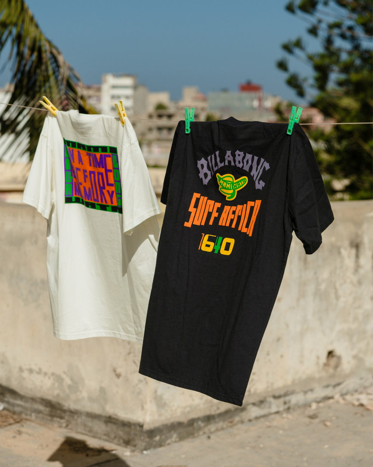 Billabong x Mami Wata Surf Africa Regular Tee - Washed Black | Billabong