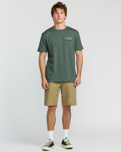 Surf Tour Hi Premium Short Sleeve T-Shirt - Dark Slate | Billabong