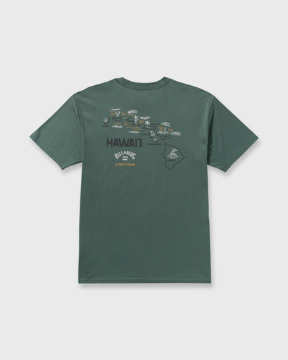 Surf Tour Hi Premium Short Sleeve T-Shirt - Dark Slate | Billabong