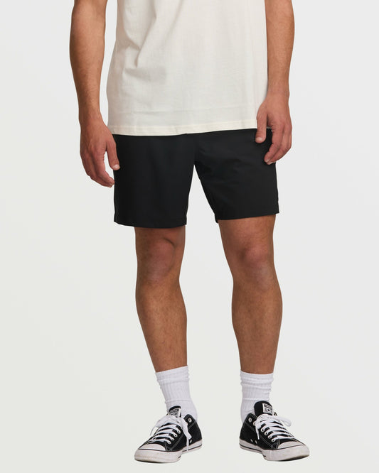 Surftrek Elastic Submersible 17" Hybrid Shorts - Black | Billabong