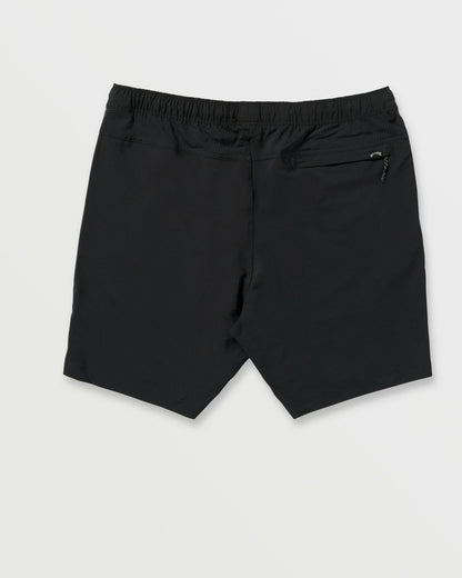 Surftrek Elastic Submersible 17" Hybrid Shorts - Black | Billabong