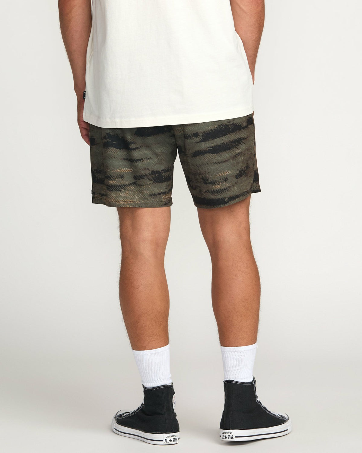 Surftrek Perforated Elastic 17" Hybrid Shorts - Dark Military | Billabong