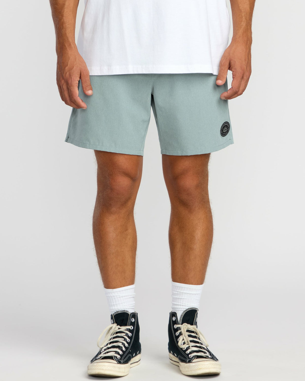 Surftrek Perforated Elastic 17" Hybrid Shorts - Sea Blue | Billabong