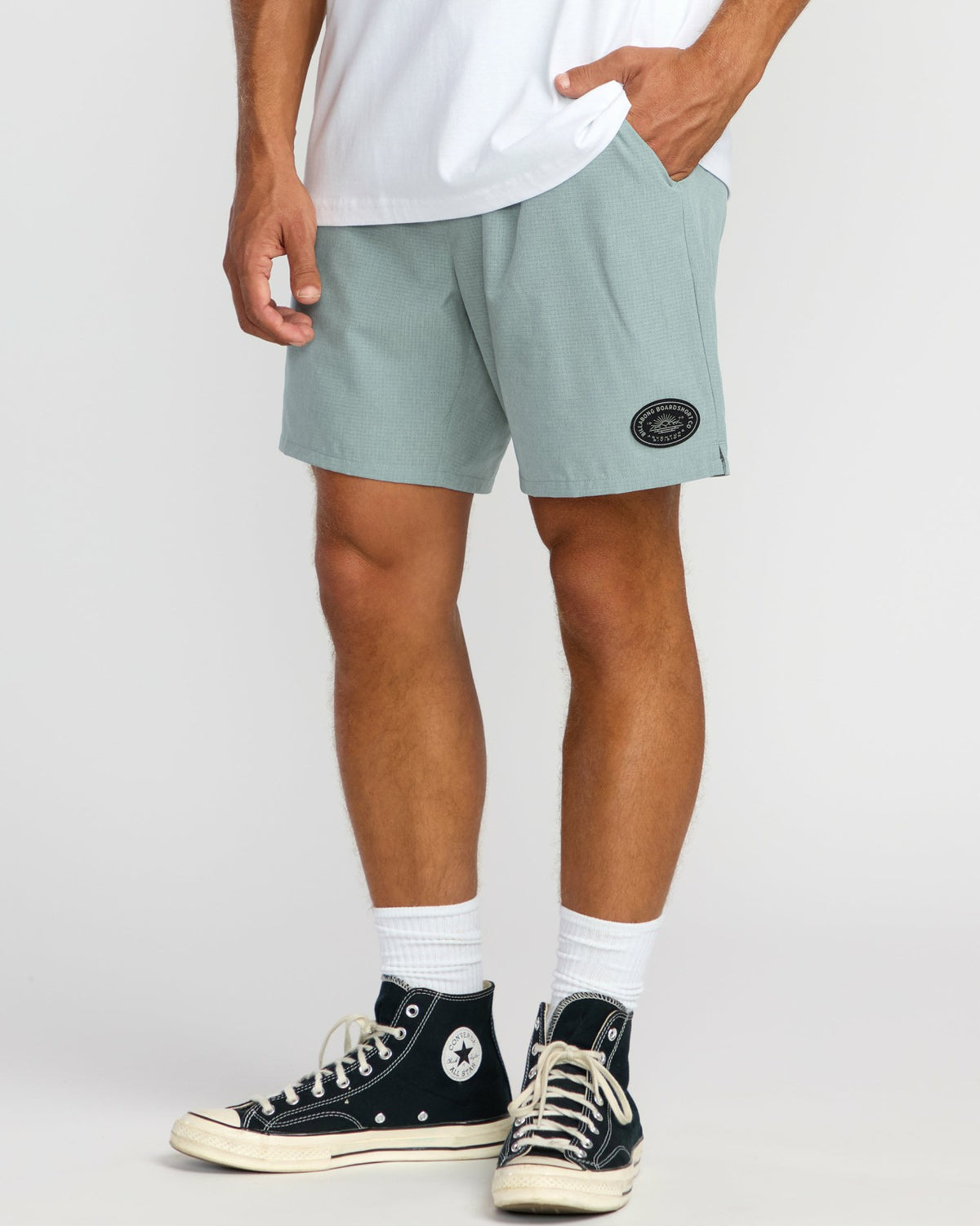 Surftrek Perforated Elastic 17" Hybrid Shorts - Sea Blue | Billabong