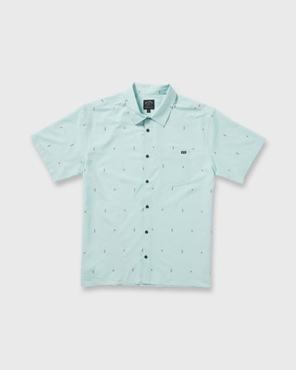 Surftrek Transit Short Sleeve Shirt - Dusty Blue | Billabong